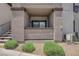 Exterior showcasing a well-maintained building with tidy landscaping and easy access to unit entrances at 45 Maleena Mesa St # 1113, Henderson, NV 89074