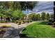 Lush landscaping enhances the surroundings, featuring manicured lawns and mature trees at 45 Maleena Mesa St # 1113, Henderson, NV 89074