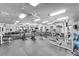 Well-equipped gym with modern exercise machines, free weights, and mirrored walls at 45 Maleena Mesa St # 1113, Henderson, NV 89074