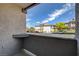 View from the patio showcasing a well-maintained parking area and residential building at 45 Maleena Mesa St # 1113, Henderson, NV 89074