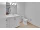 Compact bathroom with modern toilet and sink at 4525 Dean Martin Dr # 3006, Las Vegas, NV 89103
