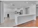 Bright, modern kitchen with a large island and stainless steel appliances at 4525 Dean Martin Dr # 3006, Las Vegas, NV 89103