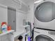 Functional laundry room with modern washer and dryer at 4525 Dean Martin Dr # 3006, Las Vegas, NV 89103