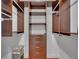 Spacious walk-in closet with custom shelving, drawers, and ample storage at 4525 Dean Martin Dr # 3006, Las Vegas, NV 89103