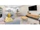 Bright living room with open concept design, seamlessly connecting to the modern kitchen at 6239 Milford Sound St, Las Vegas, NV 89148