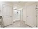 Well-lit bathroom showcases a glass shower enclosure and tile flooring at 7605 Moore Creek Ln, North Las Vegas, NV 89084
