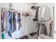 Walk-in closet with extensive storage, shelving, and hanging space at 8812 Marble Dr, Las Vegas, NV 89134