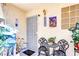 Charming front porch featuring a bistro set and decorative plants at 2725 S Nellis Blvd # 2083, Las Vegas, NV 89121