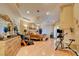 This main bedroom has an exercise bike, a vanity, and a king sized bed at 3008 Astoria Pines Cir, Las Vegas, NV 89107