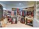 Walk-in closet featuring extensive shelving and storage solutions at 3008 Astoria Pines Cir, Las Vegas, NV 89107