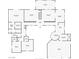 Detailed floor plan showcasing the layout of the home including bedrooms, bathrooms, and living spaces at 6861 E Washington Ave, Las Vegas, NV 89110