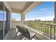 Take in the scenery from this balcony, complete with comfortable seating and scenic views at 9213 Las Manaitas Ave # 401, Las Vegas, NV 89144