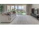 Bright living room featuring a large balcony with sweeping city views at 205 E Harmon Ave # 803, Las Vegas, NV 89169