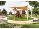 Community playground with modern equipment and ample shade, perfect for recreation at 3908 Specula Wing Dr, North Las Vegas, NV 89084