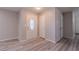Welcoming entryway featuring modern floors, neutral walls, and storage space at 6361 W Viking Rd, Las Vegas, NV 89103