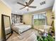 Bedroom features natural light, and modern decor creating a calm and inviting atmosphere at 8701 Giant Causeway Ave, Las Vegas, NV 89148