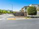 Attractive community sign at the entrance of Madri Vistas by Lennar at 8701 Giant Causeway Ave, Las Vegas, NV 89148