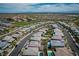 High aerial view of the community showcases the density and neighborhood amenities at 12495 Point Sierra St, Las Vegas, NV 89138