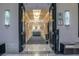 Elegant elevator lobby with decorative lighting and modern finishes at 125 E Harmon Ave # 2215, Las Vegas, NV 89109