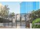 Pool access gate offers privacy and security for residents to enjoy the outdoor swimming facilities at 125 E Harmon Ave # 2215, Las Vegas, NV 89109