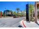 Entrance to Downtown Summerlin with signage, landscaping, and a view of modern commercial buildings at 205 Derwent Pl, Las Vegas, NV 89144
