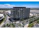 Modern office building exterior featuring expansive window views and landscaped surroundings at 205 Derwent Pl, Las Vegas, NV 89144