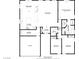 Detailed floor plan showcasing the layout, dimensions, and room placements of this spacious single-Gathering home at 205 Derwent Pl, Las Vegas, NV 89144