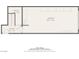 Floorplan showing the garage layout with dimensions, attached room, and garage entrance at 2050 W Warm Springs Rd # 1822, Henderson, NV 89014