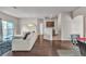 Open living space with hardwood floors, modern decor, and a bright living area at 2050 W Warm Springs Rd # 1822, Henderson, NV 89014