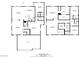 Floor plans showcasing the layout of the first and second floors of the home at 6489 Crest Estates St, Las Vegas, NV 89131