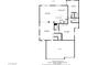 First-floor floor plan featuring a living room, dining room, kitchen, breakfast nook, and garage at 6489 Crest Estates St, Las Vegas, NV 89131
