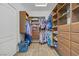 A well-organized walk-in closet with custom shelving and plenty of storage for clothes and accessories at 6489 Crest Estates St, Las Vegas, NV 89131
