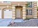 Close-up of the home's front door with a security screen and covered porch at 8617 Copper Ridge Ave, Las Vegas, NV 89129