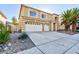 Charming home with a three-car garage, appealing curb appeal, and mature palm trees at 8617 Copper Ridge Ave, Las Vegas, NV 89129