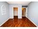 Bedroom with hardwood floors at 8777 W Maule Ave # 1087, Las Vegas, NV 89148