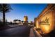 Welcome to the 'Esplanade,' showcasing the elegant entrance with lush landscaping and distinctive signage at 8777 W Maule Ave # 1087, Las Vegas, NV 89148