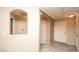 Hallway with multiple doorways and tile floor at 8777 W Maule Ave # 1087, Las Vegas, NV 89148