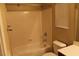 Bathroom featuring a bathtub with shiny fixtures at 932 Tafalla Ct, Las Vegas, NV 89138
