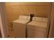 Convenient laundry area featuring a washer and dryer at 932 Tafalla Ct, Las Vegas, NV 89138