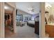 Open ensuite bath and walk in closet connected to the spacious main bedroom at 1066 Vanlier Ln, Henderson, NV 89015