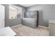 Neutral bedroom with carpet, window, and furniture at 10830 Space Odyssey Ave, Las Vegas, NV 89129