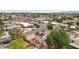 This is an aerial view of a neighborhood street with mature trees at 1200 I Ave, Boulder City, NV 89005