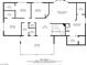 Upstairs floor plan displays bedroom, bathroom, and terrace dimensions at 1410 E Serene Ave, Las Vegas, NV 89123
