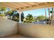 Outdoor patio with stunning views of trees and mountain range at 1410 E Serene Ave, Las Vegas, NV 89123