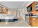 Upscale bedroom with a kitchenette, modern appliances, and elegant, comfortable design at 145 E Harmon Ave # 2411, Las Vegas, NV 89109