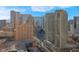 Expansive city view showcasing surrounding buildings and architectural landmarks at 145 E Harmon Ave # 2411, Las Vegas, NV 89109
