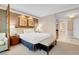 Elegant main bedroom featuring modern decor, soft lighting, and a comfortable king-size bed at 145 E Harmon Ave # 2411, Las Vegas, NV 89109