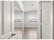 Bedroom with mirrored closet doors and hardwood floors at 1800 Edmond St # 226, Las Vegas, NV 89146