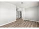 Bedroom with hardwood floors and mirrored closet at 1800 Edmond St # 226, Las Vegas, NV 89146