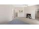 Bright bedroom with a large bed, a view of the closet, en suite bathroom and a TV at 191 Reed Ln, Henderson, NV 89074